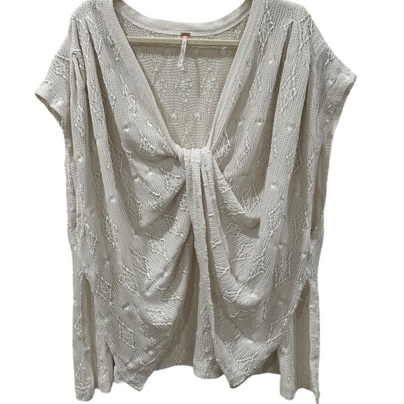 Free People Show Off Tee In Gardenia - Picture 4 of 7